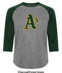 Stratford A's Pro Team 3/4 Sleeve Baseball Jersey