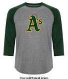 Stratford A's Pro Team 3/4 Sleeve Baseball Jersey