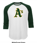 Stratford A's Pro Team 3/4 Sleeve Baseball Jersey