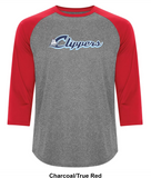 Three Rivers Clippers Pro Team 3/4 Sleeve Baseball Jersey