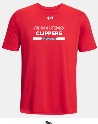 Three Rivers Clippers Under Armour Team Tech T-Shirt - Baseline