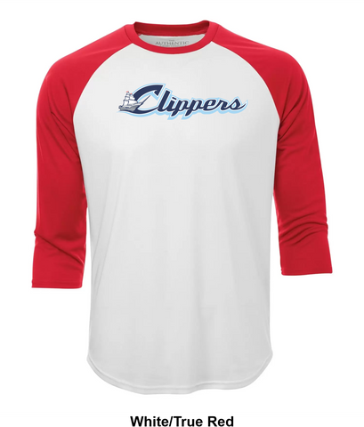 Three Rivers Clippers Pro Team 3/4 Sleeve Baseball Jersey