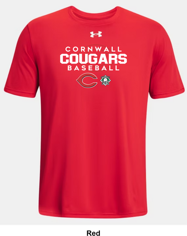 Cornwall Cougars Under Armour Team Tech T-Shirt - Authentic