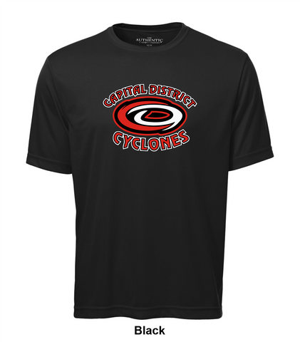 U9 Capital District Cyclones - Front N' Centre - ATC Pro Team Adult Tee