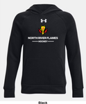 North River Flames Under Armour Rival Fleece Hoodie - Two Line
