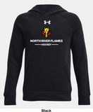 North River Flames Under Armour Rival Fleece Hoodie - Two Line