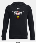 North River Flames Under Armour Rival Fleece Hoodie - Authentic
