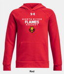 North River Flames Under Armour Rival Fleece Hoodie - Authentic