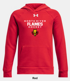 North River Flames Under Armour Rival Fleece Hoodie - Authentic
