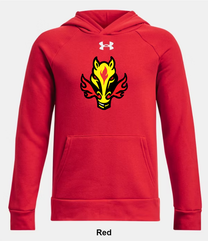 North River Flames Under Armour Rival Fleece Hoodie - Front N' Centre