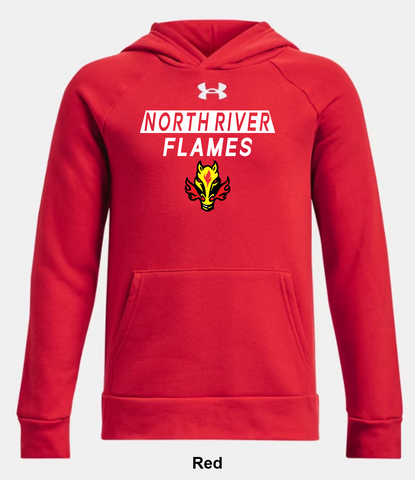 North River Flames Under Armour Rival Fleece Hoodie - Playmaker
