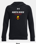 North River Flames Under Armour Rival Fleece Hoodie - Sidelines