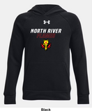 North River Flames Under Armour Rival Fleece Hoodie - Sidelines