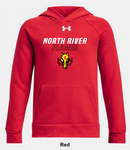 North River Flames Under Armour Rival Fleece Hoodie - Sidelines