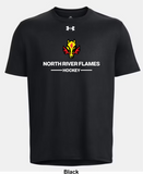 North River Flames Under Armour Team Tech T-Shirt - Two Line