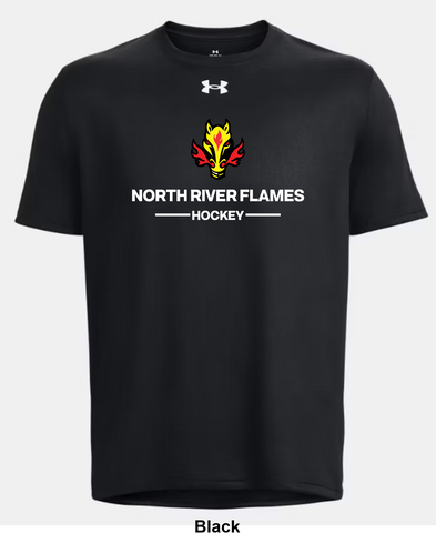 North River Flames Under Armour Team Tech T-Shirt - Two Line