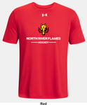 North River Flames Under Armour Team Tech T-Shirt - Two Line
