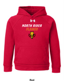 North River Flames Under Armour Rival Fleece Hoodie - Sidelines