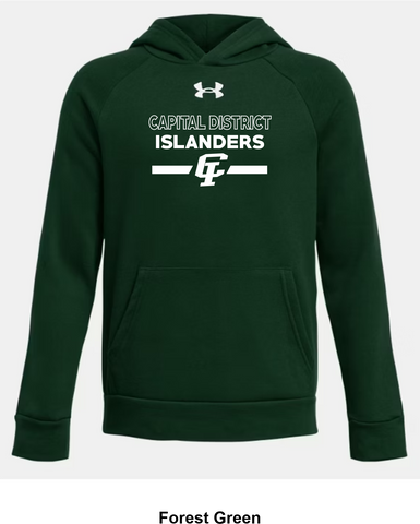 Capital District Islanders Under Armour Rival Fleece Hoodie - Baseline