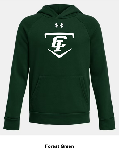 Capital District Islanders Under Armour Rival Fleece Hoodie - Home Plate