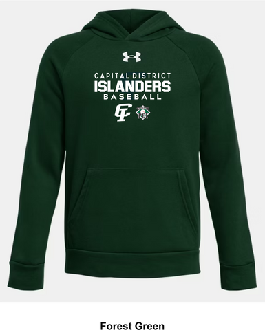 Capital District Islanders Under Armour Rival Fleece Hoodie - Authentic