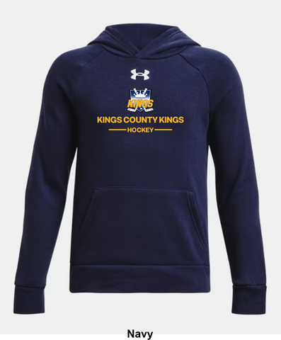 Kings County Kings (Gold) Under Armour Rival Fleece Hoodie - Two Line