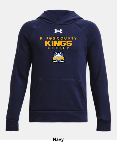 Kings County Kings (Gold) Under Armour Rival Fleece Hoodie - Authentic