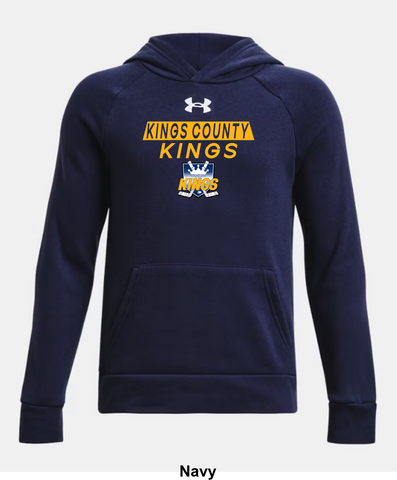 Kings County Kings (Gold) Under Armour Rival Fleece Hoodie - Playmaker