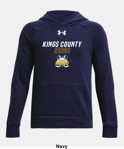 Kings County Kings (Gold) Under Armour Rival Fleece Hoodie - Sidelines