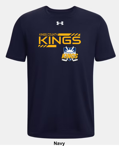 Kings County Kings (Gold) Under Armour Team Tech T-Shirt - Top Shelf