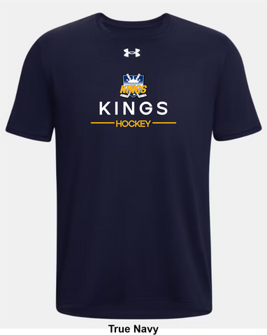 Kings County Kings (Gold) Under Armour Team Tech T-Shirt - Slap Shot