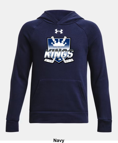 Kings County Kings (Grey) Under Armour Rival Fleece Hoodie - Front N' Centre