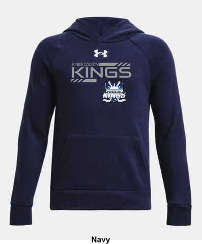 Kings County Kings (Grey) Under Armour Rival Fleece Hoodie - Top Shelf