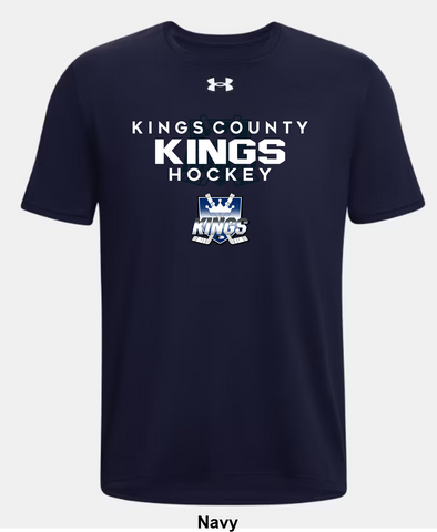 Kings County Kings (Grey) Under Armour Team Tech T-Shirt - Authentic