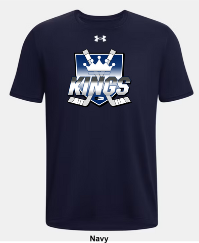 Kings County Kings (Grey) Under Armour Team Tech T-Shirt - Front N' Centre