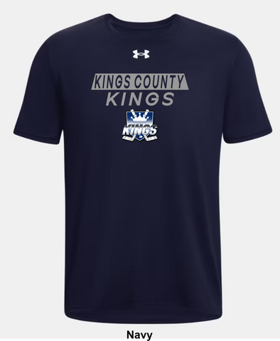 Kings County Kings (Grey) Under Armour Team Tech T-Shirt - Playmaker