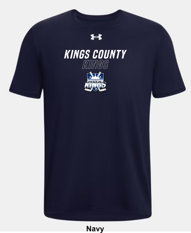 Kings County Kings (Grey) Under Armour Team Tech T-Shirt - Sidelines