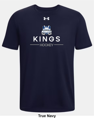 Kings County Kings (Grey) Under Armour Team Tech T-Shirt - Slap Shot