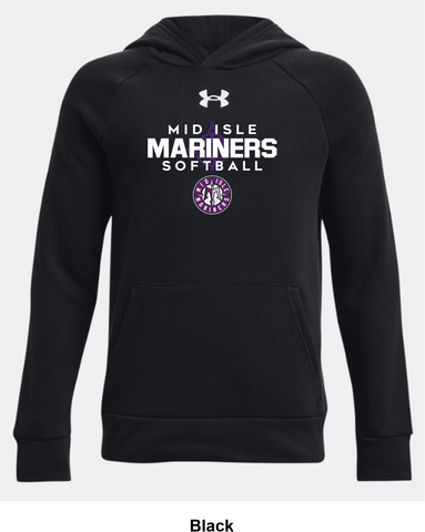 Mid Isle Mariners Under Armour Rival Fleece Hoodie - Authentic