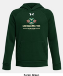 Mid Isle Matrix Under Armour Rival Fleece Hoodie - Two Line