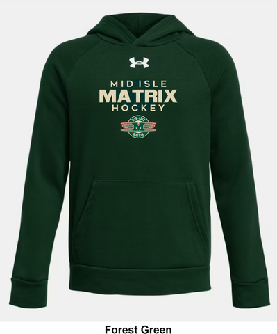 Mid Isle Matrix Under Armour Rival Fleece Hoodie - Authentic