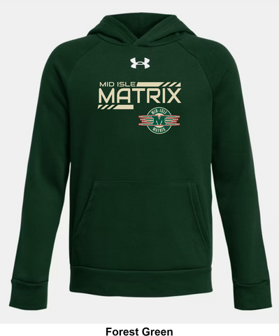 Mid Isle Matrix Under Armour Rival Fleece Hoodie - Top Shelf