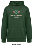 Mid Isle Matrix - Two Line - Essential Performance Hoodie