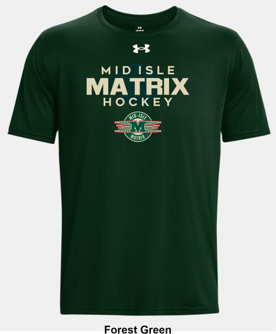 Mid Isle Matrix Under Armour Team Tech T-Shirt - Authentic