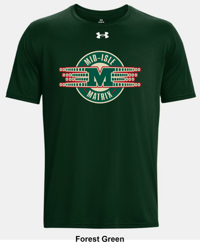 Mid Isle Matrix Under Armour Team Tech T-Shirt - Front N' Centre
