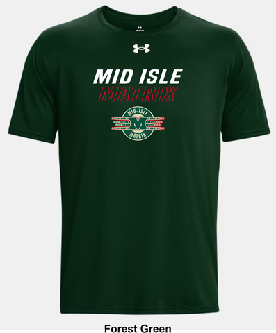 Mid Isle Matrix Under Armour Team Tech T-Shirt - Sidelines