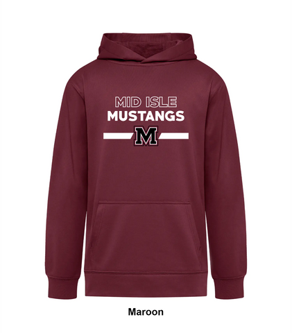 Mid Isle Mustangs - Baseline - Essential Performance Hoodie