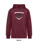 Mid Isle Mustangs - Home Plate - Essential Performance Hoodie