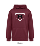 Mid Isle Mustangs - Home Plate - Essential Performance Hoodie