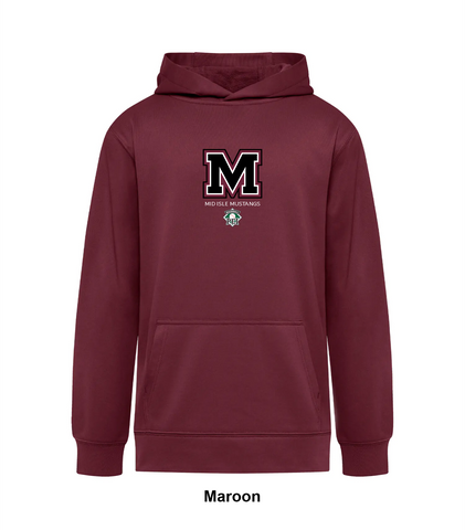 Mid Isle Mustangs - Hometown - Essential Performance Hoodie